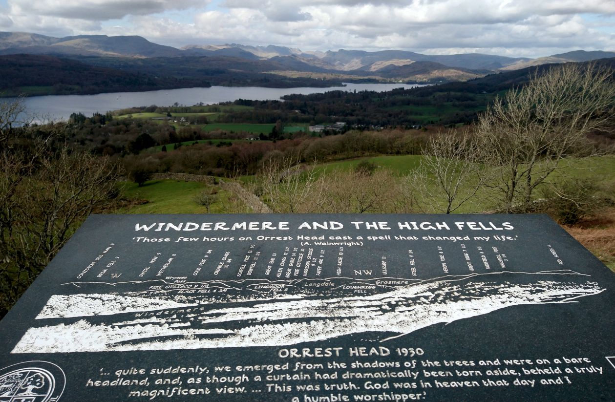 Summit of Orrest Head Windermere